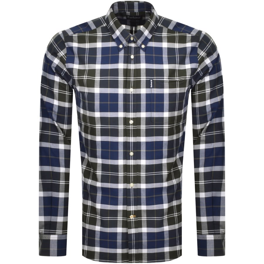 Alternative Image for ProductBarbour Long Sleeved Tartan Shirt Green1